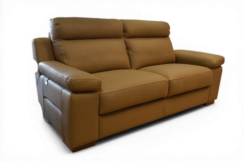 Designer sofas taupe leather - sofas,