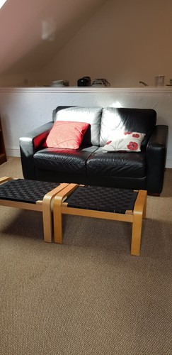 Natuzzi seater black sofa - seater,