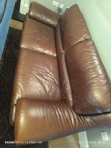 Natuzzi leather sofa hardy - sofa,